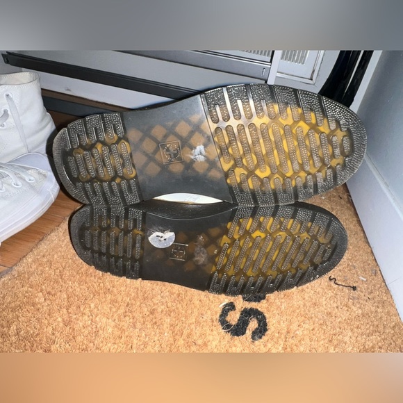 Dr Martens White Zavala Lace Up Boots WORN ONCE LIKE NEW! Size 7 - Picture 4 of 6